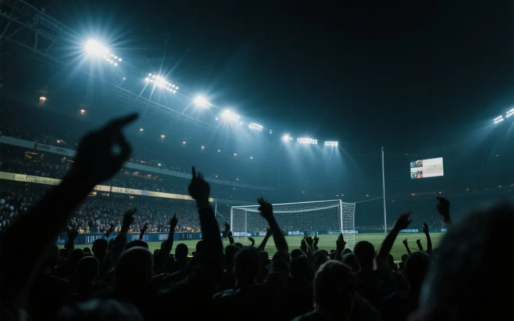 世界杯淘汰赛夜场氛围：球迷与灯光下的紧张对决